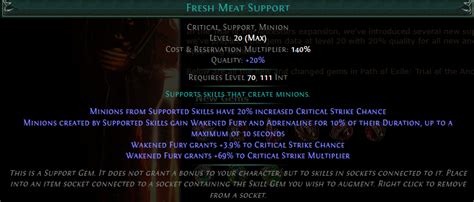 Fresh Meat Support .